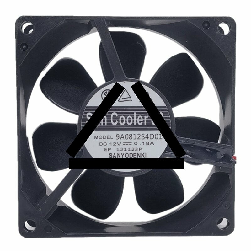 Sanyo Denki San Cooler 80 9A0812S4D01 DC 12V 0.18A 8025 Axial Cooling Fan