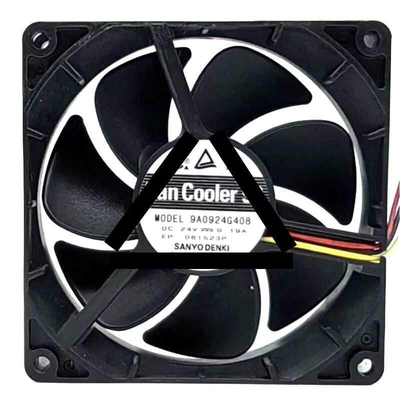 Sanyo Denki San Cooler 92 9A0924G408 DC 24V 0.19A 9225 Axial Cooling Fan