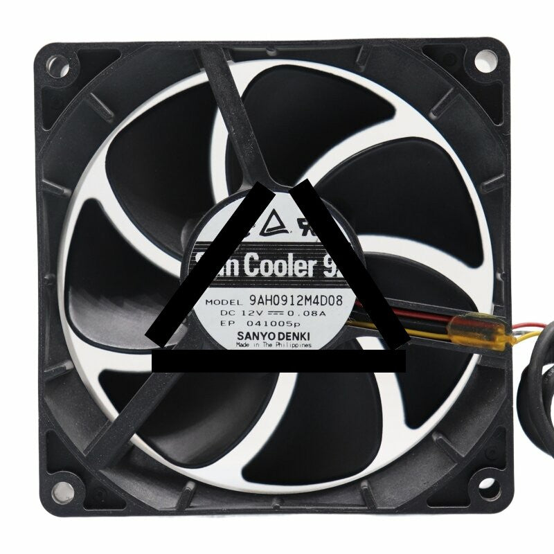 Sanyo Denki San Cooler 92 9AH0912M4D08 DC 12V 0.08A 9025 Axial Cooling Fan