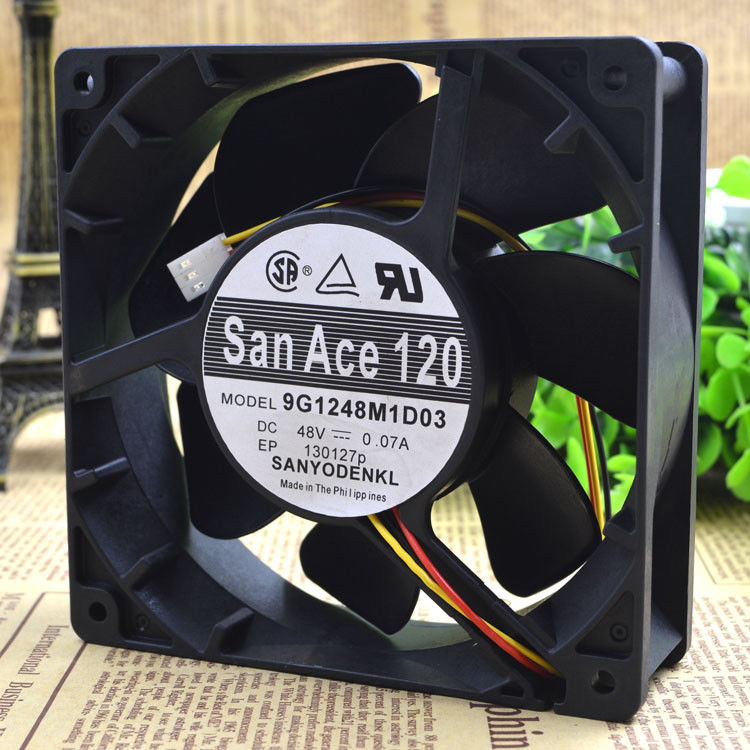 Sanyo SAN ACE 9G1248M1D03 DC48V 0.07A Industrial Fan