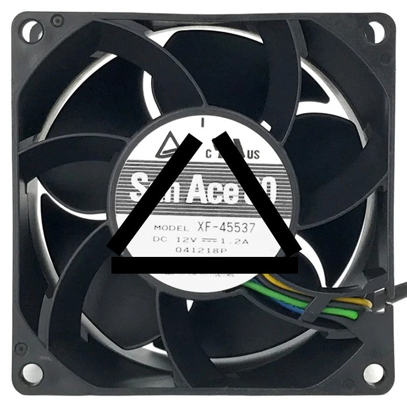 Sanyo XF-45537 12V 1.2A 4 Wires Axial Cooling Fan