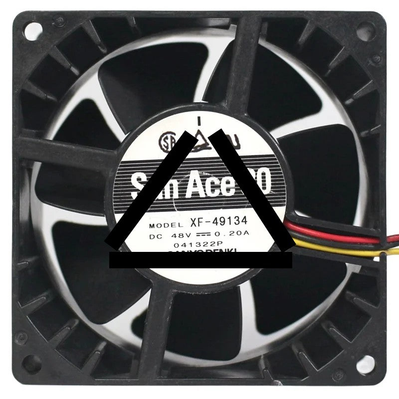 Sanyo XF-49134 48V 0.20A 3 Wires Axial Cooling Fan