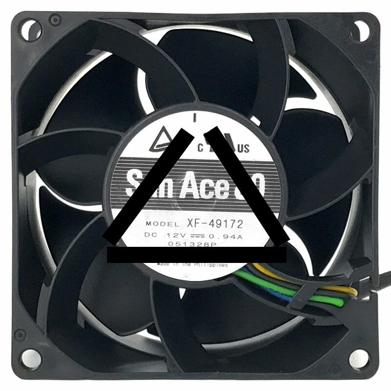 Sanyo XF-49172 12V 0.94A 4 Wires Axial Cooling Fan