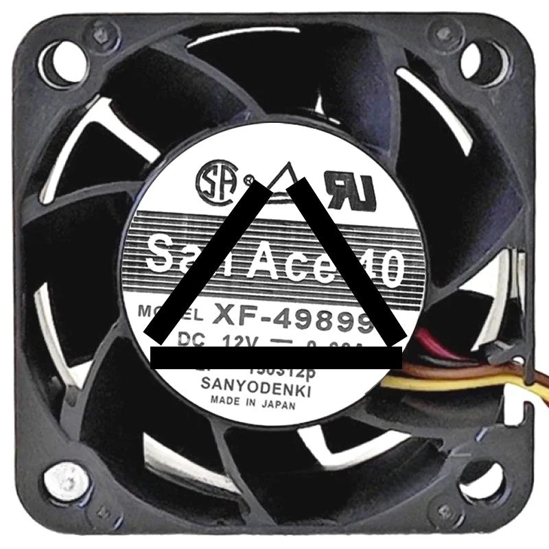Sanyo XF-49899 12V 0.62A 4 Wires Axial Cooling Fan
