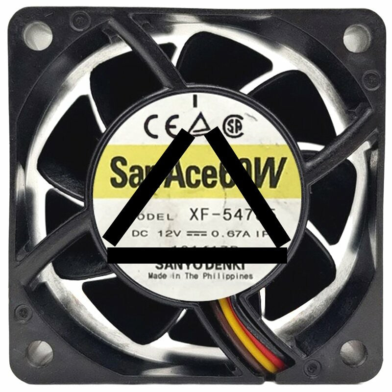 Sanyo XF-54785 12V 0.67A 4 Wires IP68 Waterproof Cooling Fan