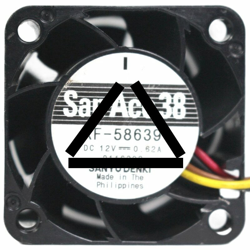 Sanyo XF-58639 12V 0.62A 4 Wires Axial Cooling Fan