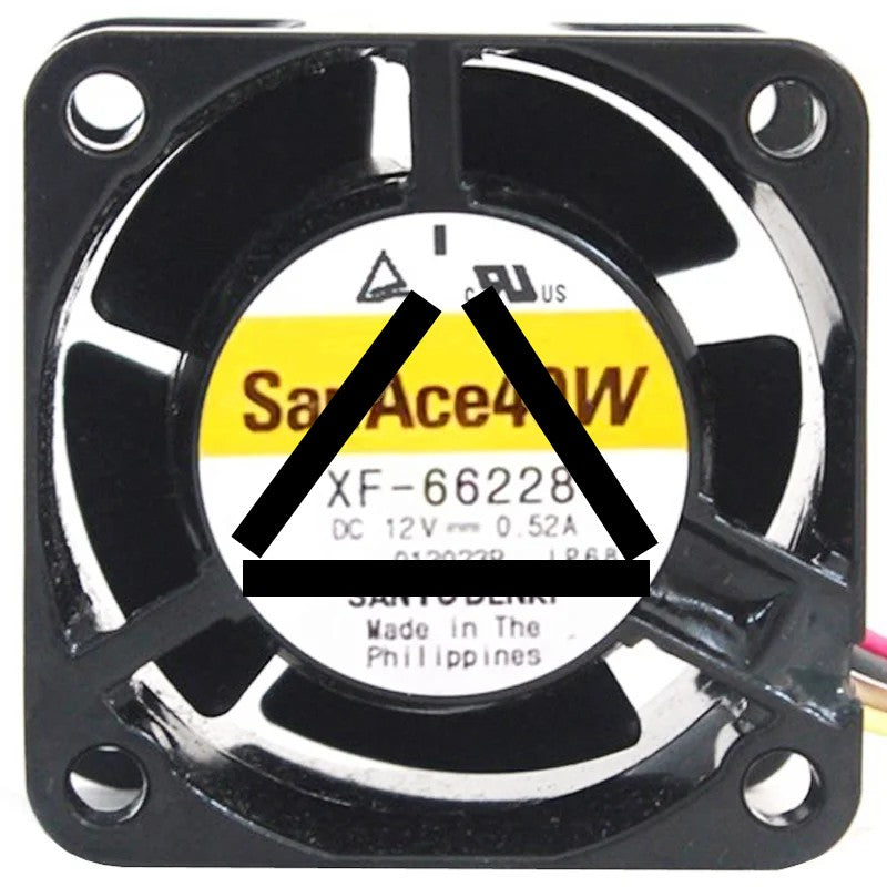 Sanyo XF-66228 12V 0.52A 4 Wires IP68 Waterproof Cooling Fan