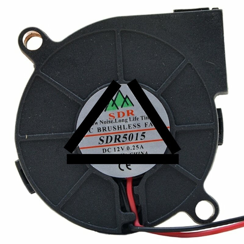 SDR SDR5015 12V 0.25A 2 Wires DC Brushless Blower Cooling Fan