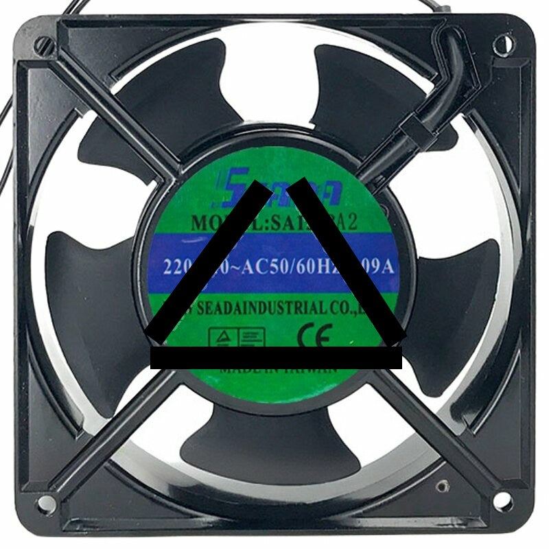 SEADA SA1238A2 AC 220/240V 0.09A 2 Wires 12038 Axial Cooling Fan