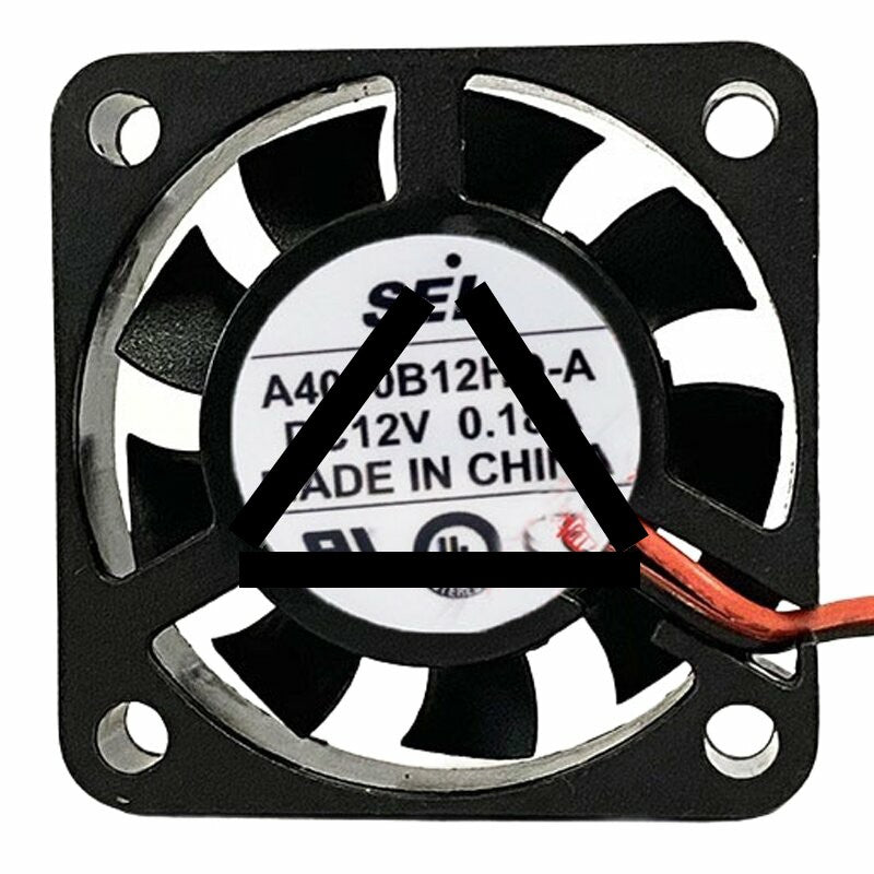 SEI A4010B12HD-A DC 12V 0.18A 4010 Axial Cooling Fan