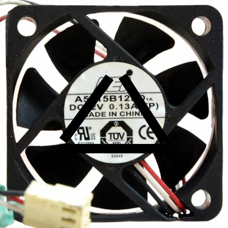 SEI A5015B12LD DC 12V 0.13A 2 Wires / 3 Wires Axial Cooling Fan