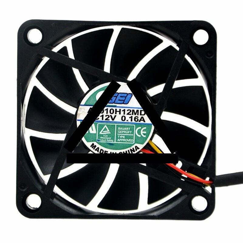 SEI A6010H12MD DC 12V 0.16A 6010 Axial Cooling Fan