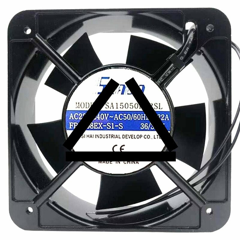 SENDA SA15050HA2SL AC 220/240V 0.22A 36/38W 2 Wires Axial Cooling Fan