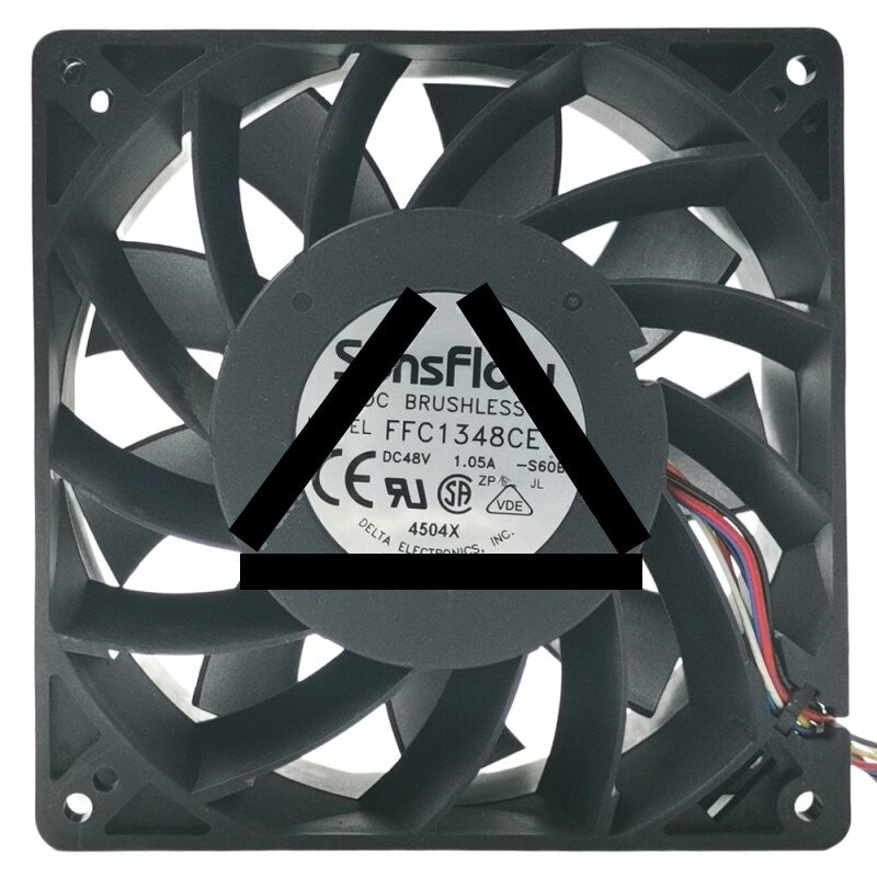 SensFlow FFC1348CE DC 48V 1.05A 12738 Brushless Axial Cooling Fan