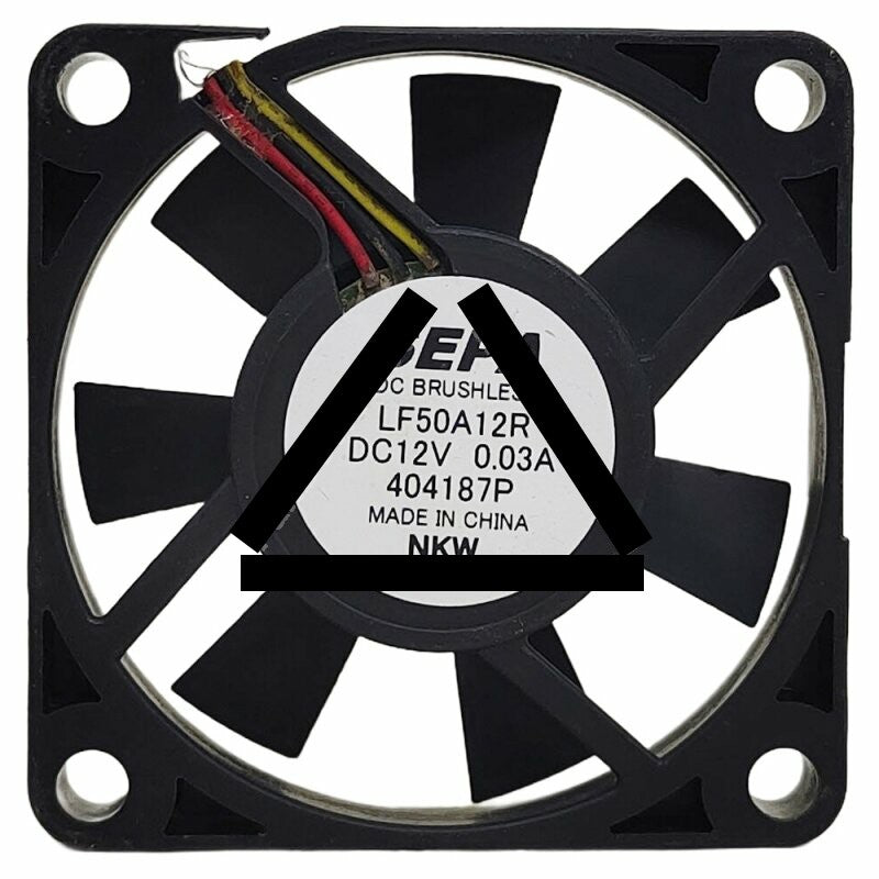 SEPA LF50A12R DC 12V 0.03A 3 Wires Brushless Axial Cooling Fan