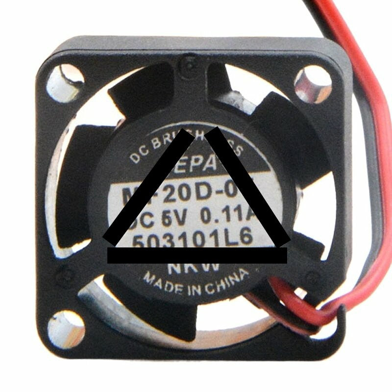 SEPA MF20D-05 DC 5V 0.11A 2 Wires / 3 Wires Axial Cooling Fan
