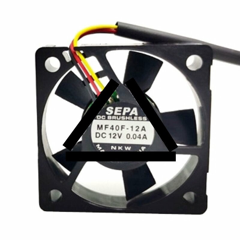 SEPA MF40F-12A DC 12V 0.04A 2 Wires / 3 Wires Axial Cooling Fan