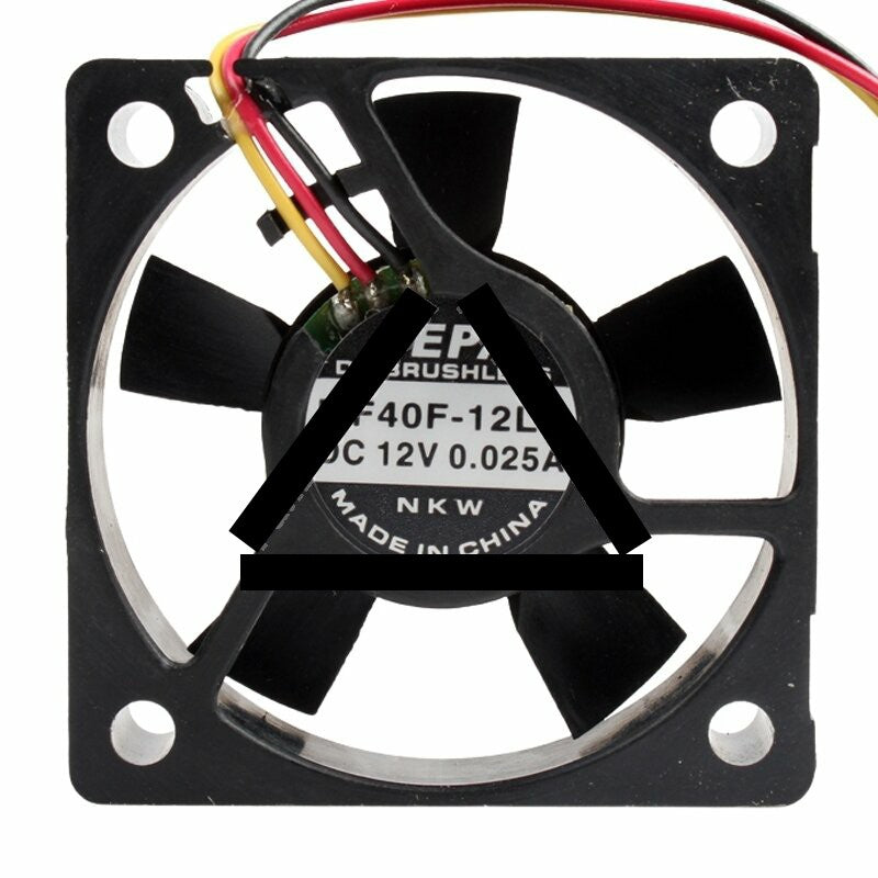 SEPA MF40F-12LA DC 12V 0.025A 4010 Axial Brushless Cooling Fan