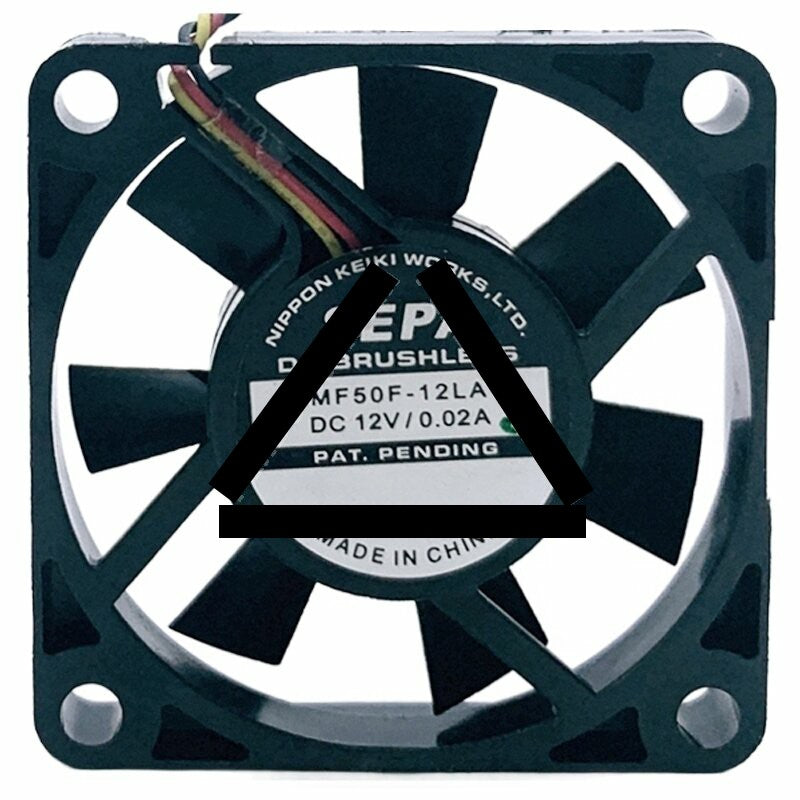 SEPA MF50F-12LA DC 12V 0.02A 3 Wires Brushless Axial Cooling Fan