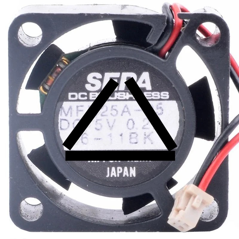 SEPA MFB25A-05 5V 0.2A 2 Wires DC Brushless Axial Cooling Fan