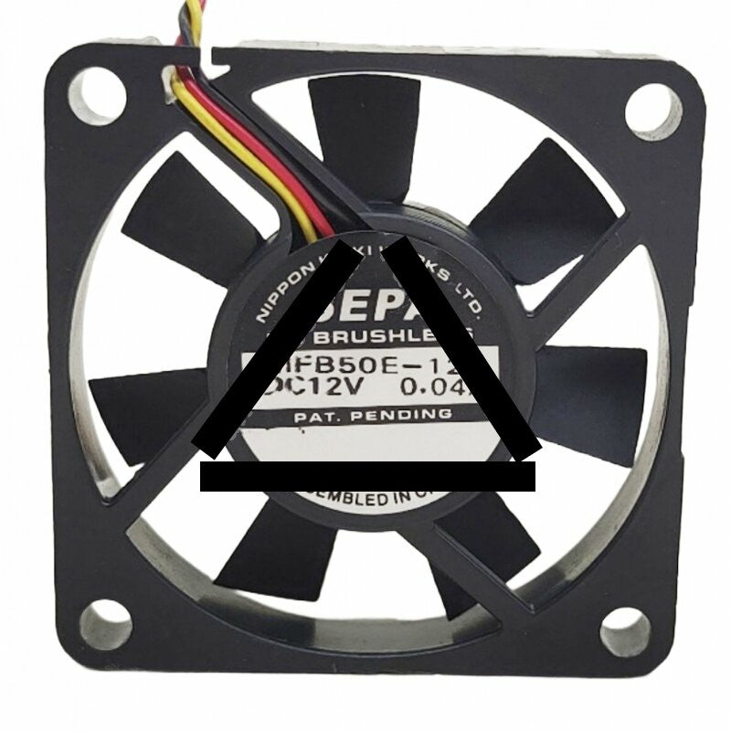 SEPA MFB50E-12A DC 12V 0.04A 5010 Brushless Axial Cooling Fan