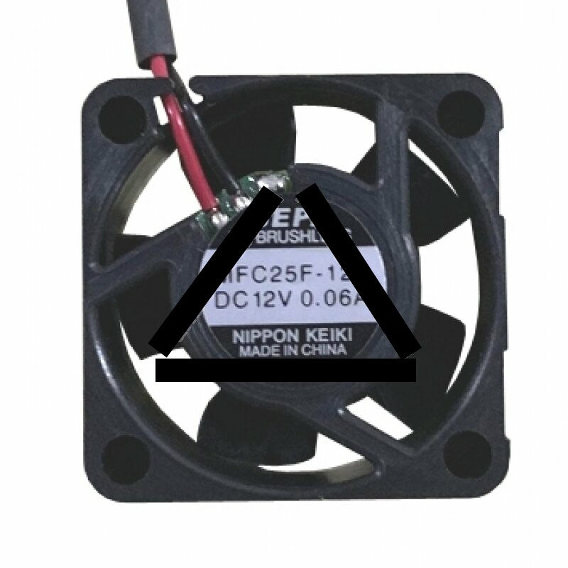 SEPA MFC25F-12L DC 12V 0.06A 2 Wires Axial Cooling Fan