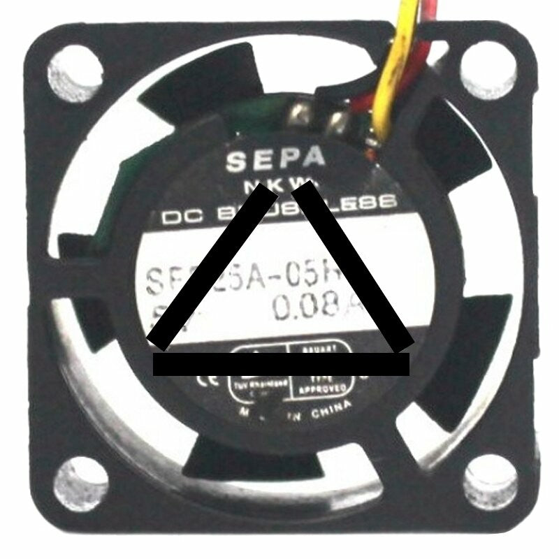 SEPA SFB25A-05HA 5V 0.08A 3 Wires DC Brushless Axial Cooling Fan