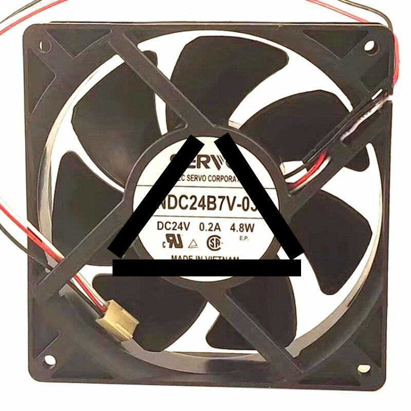 Servo CNDC24B7V-380 DC 24V 0.2A 4.8W 12038 Axial Cooling Fan