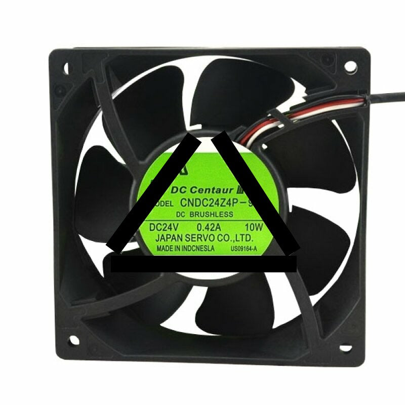 SERVO CNDC24Z4P-977 DC 24V 0.42A 10W 2 Wires / 3 Wires Axial Cooling Fan