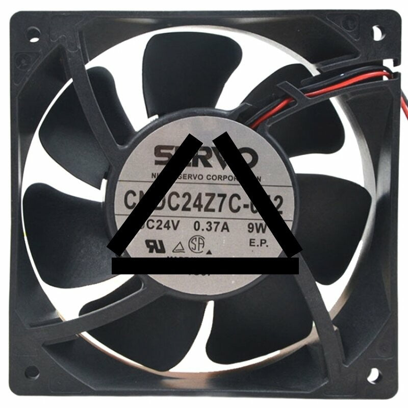 Servo CNDC24Z7C-042 DC 24V 0.37A 9W 2 Wires / 3 Wires Axial Cooling Fan
