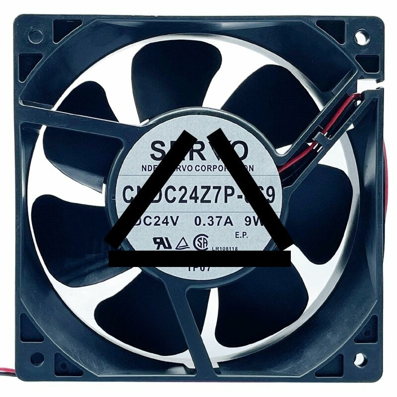 Servo CNDC24Z7P-069 24V 0.37A 9W 2 Wires Axial Cooling Fan