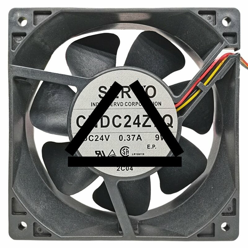 Servo CNDC24Z7Q DC 24V 0.37A 9W 3 Wires 12038 Axial Cooling Fan