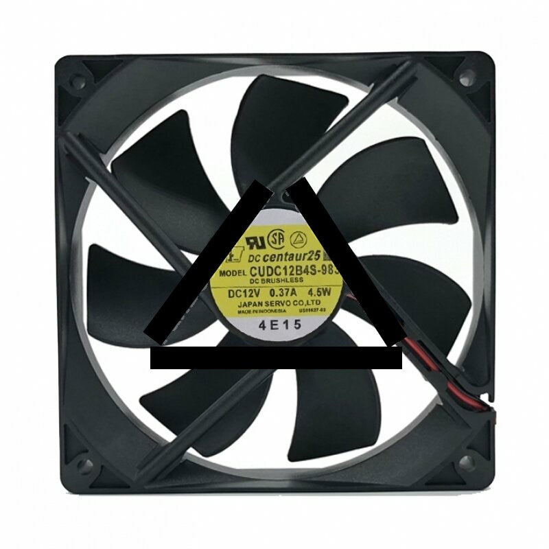 SERVO CUDC12B4S-983 DC 12V 0.37A 3 Wires Axial Cooling Fan
