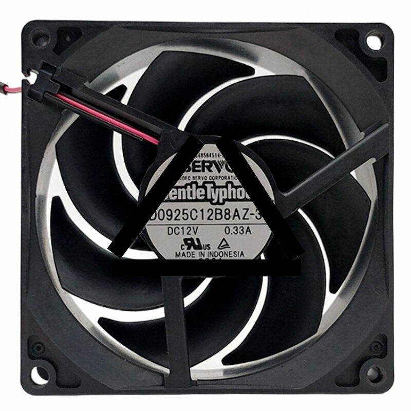 Servo D0925C12B8AZ-33 DC 12V 0.33A 2 Wires / 3 Wires Axial Cooling Fan