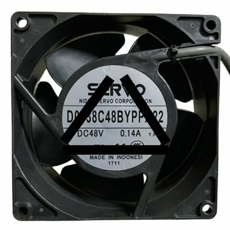 Servo D0938C48BYPPA22 DC 48V 0.14A 2 Wires / 3 Wires Axial Cooling Fan