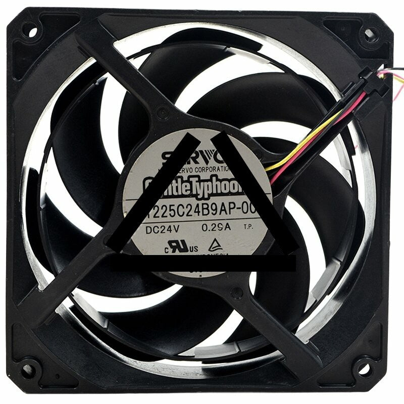 Servo D1225C24B9AP-00 DC 24V 0.29A 12025 Axial Cooling Fan