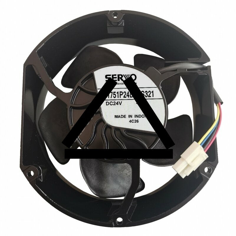 SERVO D1751P24B9DS321 DC 24V 4.6A 4 Wires Axial Cooling Fan