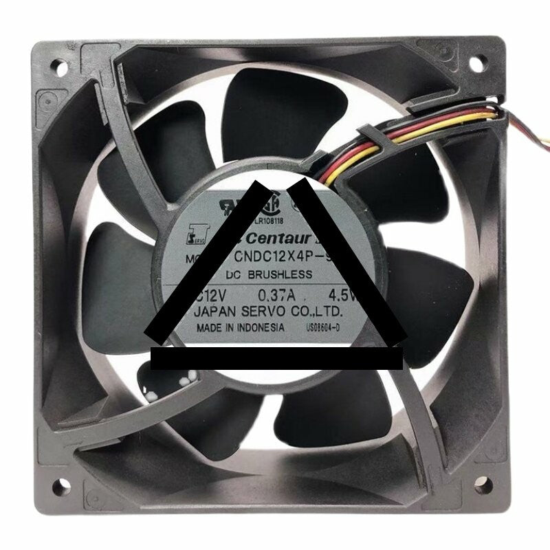 Servo DC Centaur CNDC12X4P-974 DC 12V 0.37A 4.5W 12038 Axial Brushless Cooling Fan