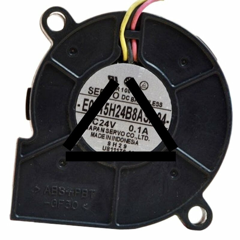 Servo E0515H24B8ASA04 DC 24V 0.10A 3 Wires Brushless Blower Cooling Fan