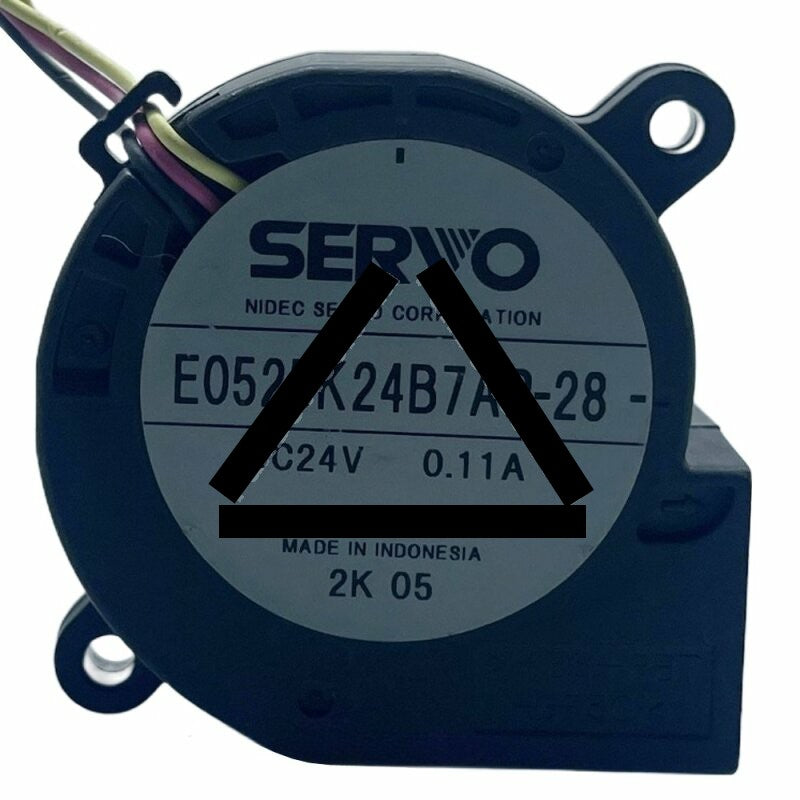 Servo E0525K24B7AP-28 DC 24V 0.11A 3 Wires Blower Cooling Fan