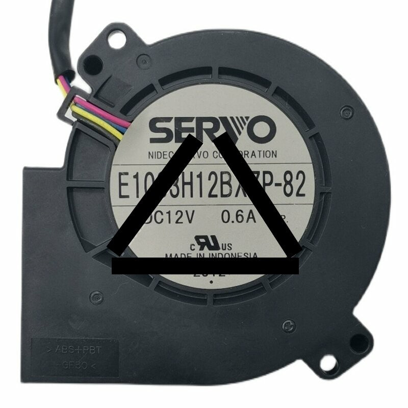 Servo E1033H12BXZP-82 DC 12V 0.6A 4 Wires PWM Blower Cooling Fan