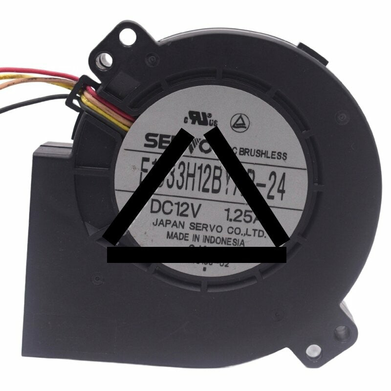 Servo E1033H12BYAP-24 DC 12V 1.25A 3272172-C Blower Cooling Fan