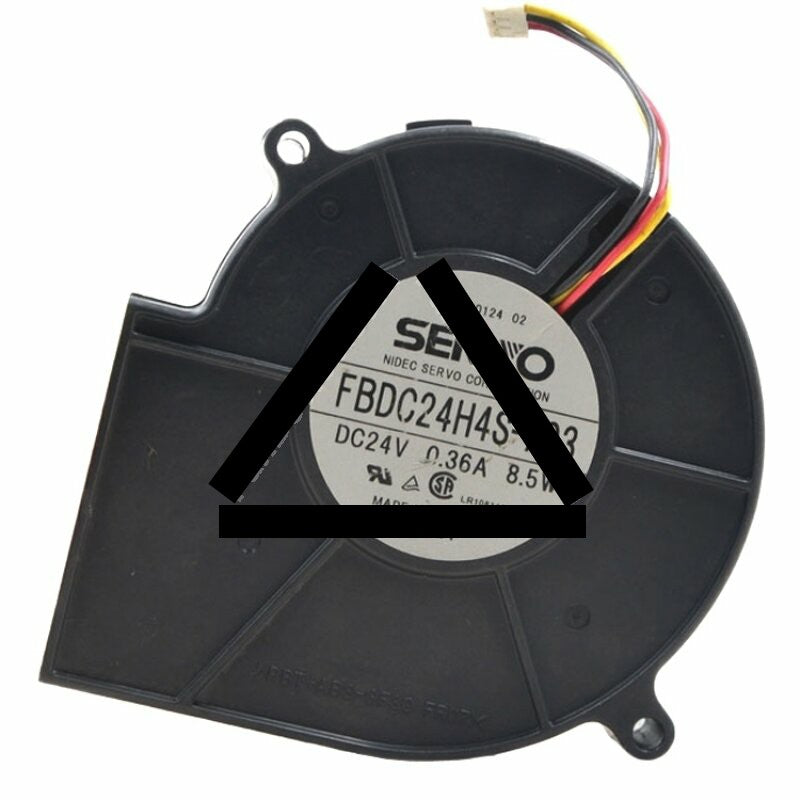 Servo FBDC24H4S-703 DC 24V 0.36A 8.5W 3 Wires Blower Cooling Fan