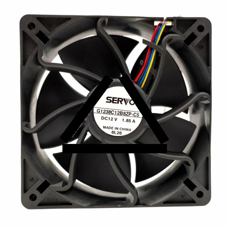 Servo G1238C12B8ZP-C5 DC 12V 1.85A 12038 Axial Cooling Fan