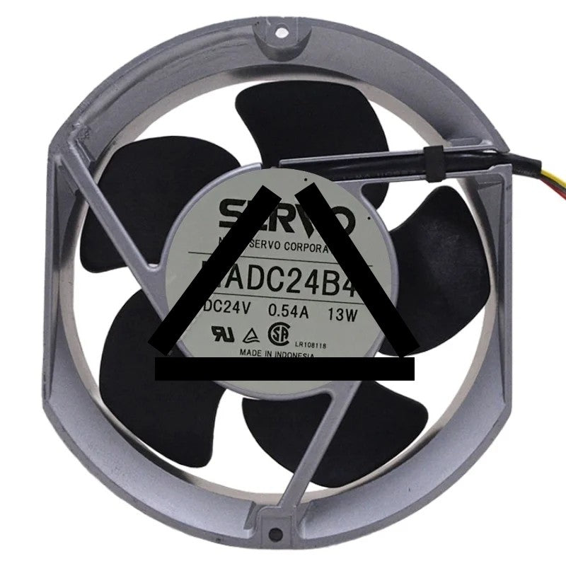 Servo MADC24B4 DC 24V 0.54A 13W 2 / 3 Wires Axial Cooling Fan