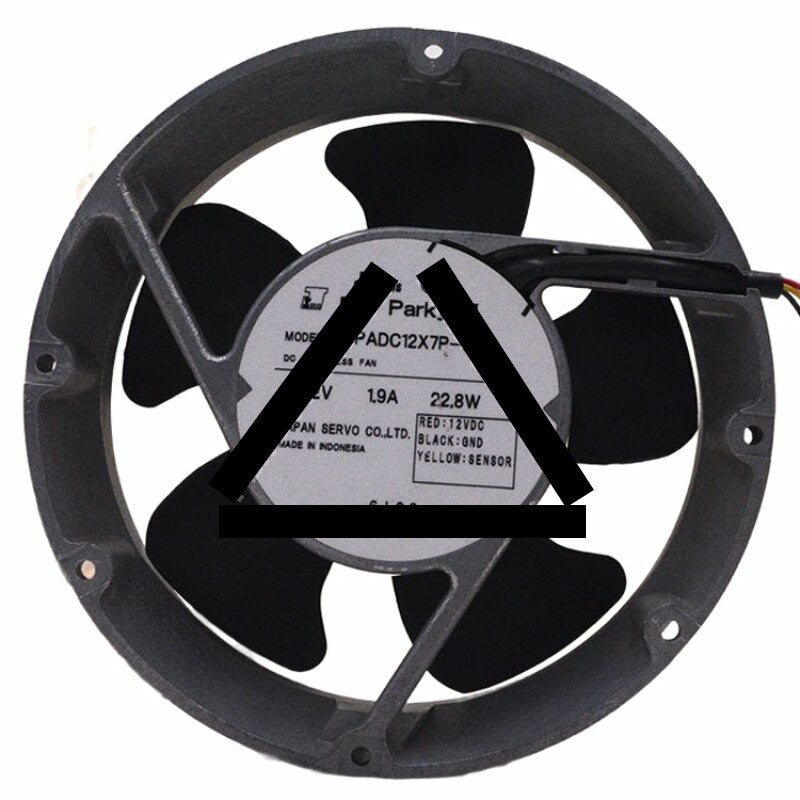 Servo PADC12X7P-966 12V 1.9A 22.8W DC Brushless Axial Cooling Fan
