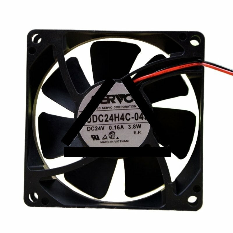 Servo PUDC24H4C-049 DC 24V 0.16A 3.8W 2 Wires Axial Cooling Fan