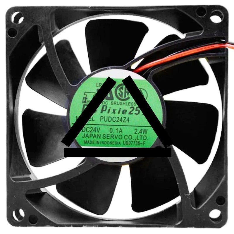 Servo PUDC24Z4 24V 0.1A 2.4W DC Brushless 2 Wires Axial Cooling Fan