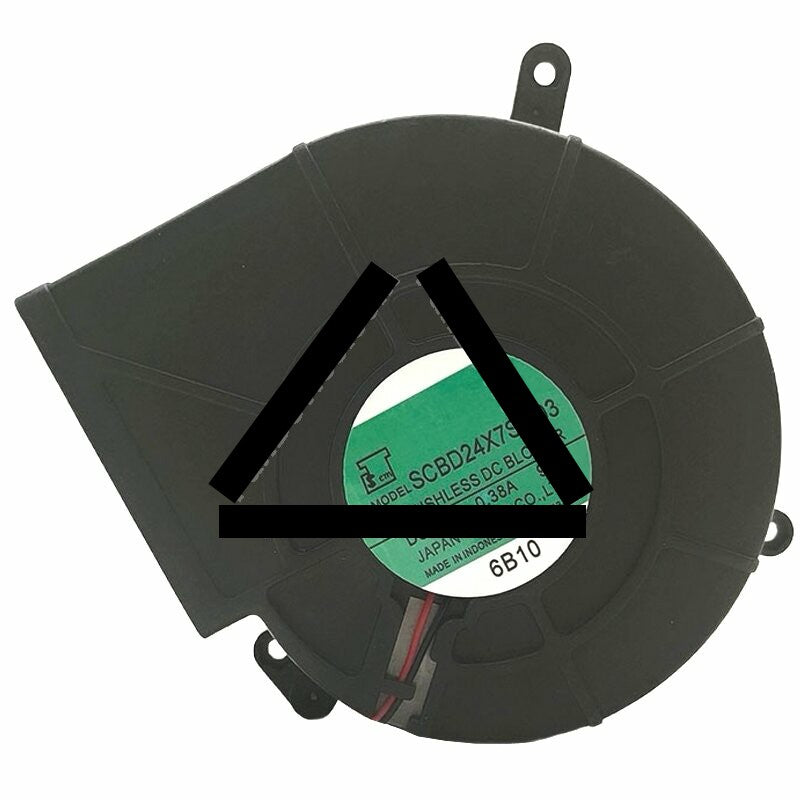 Servo SCBD24X7S-703 DC 24V 0.38A 9W DC Brushless Blower Cooling Fan