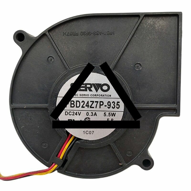 Servo SFBD24Z7P-935 DC 24V 0.3A 5.5W 2 / 3 Wires Blower Cooling Fan